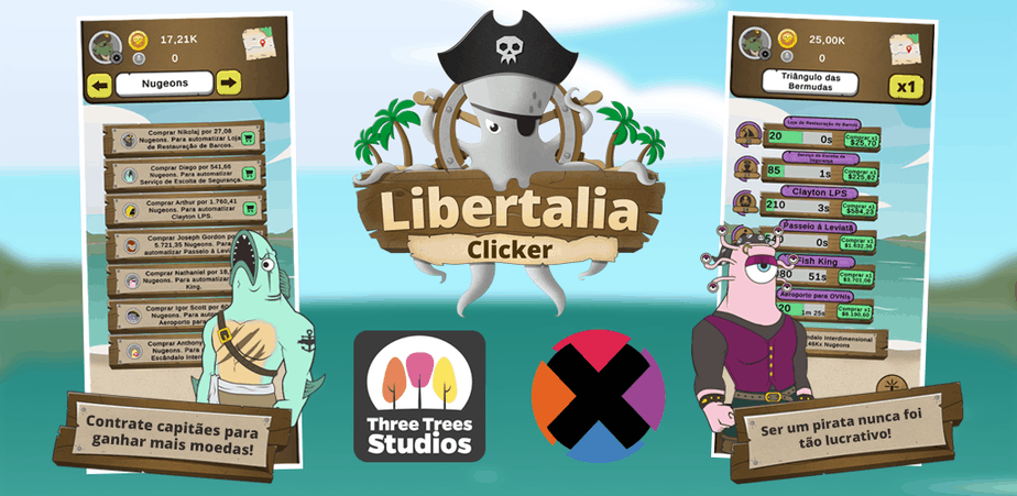 Libertalia Clicker - Three Trees | Dyxel Gaming